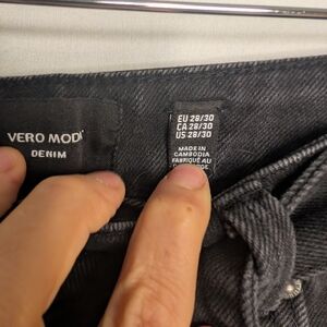 Vero Moda Black Denim Jeans